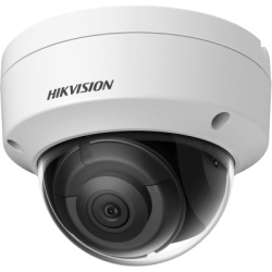 HIKVISION DS-2CD3141G2-ISF [Dual Light] Domo IP 4 Megapixel / Lente 2.8 mm / 40 mts IR / Antivandalico IK08 / Deteccion Humana y de Vehiculos / Exterior IP67 / H.265 / PoE / Micro SD