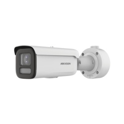 HIKVISION DS-2CD3T86G2H-LISU Bala IP 8 Megapixel / Lente 4 mm / Dual Light (60 mts IR + 60 mts Luz Blanca ) / Darkfighter S / Exterior IP67 / WDR 130 dB / 4 Analiticos: AcuSense Deteccion Facial Conte