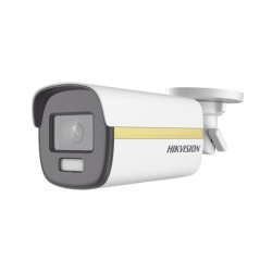 HIKVISION DS-2CE12UF3T-E [ColorVu] Bala TURBOHD 4K / Imagen a Color 24/7 / Lente 3.6 mm / METAL / Luz Blanca 40 mts / Exterior IP67 / WDR 130 dB