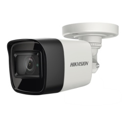HIKVISION DS-2CE16U0T-ITF Bala TURBOHD 4K (8 Megapixel) / Gran Angular 102Â° / Lente 2.8 mm / Exterior IP67 / IR EXIR 30 mts / dWDR / Metal