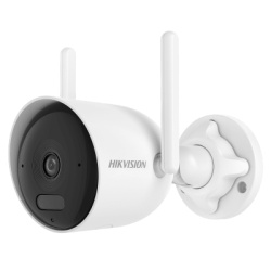 HIKVISION DS-2CFW04 Cámara Bala IP / 4 Megapixel / Dual Light 30 m (98.4 ft) / Wi-Fi / AcuSense / Audio Bidireccional / IP66