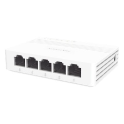 HIKVISION DS-3E0505D-E Switch Gigabit No Administrable de Escritorio con 5 puertos 10 / 100 / 1000 Mbps / Diseño Compacto y Estetico
