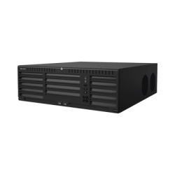 HIKVISION DS-96128NI-M16/R NVR IP / 128 Canales / 32 Megapixel (8K) / 16 Bahias HDD Hot Swap / RAID 0 1 5 6 10 / Dual HDMI 8K / ANPR / AcuSense / Conteo de Personas / 2 Puertos de Red