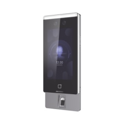HIKVISION DS-K1T671M/K Kit de Biometrico Touch Reconocimiento Facial ULTRA Rapido con funcion de Videoportero (ambientes no ruidosos) Incluye LECTOR DE HUELLAS / Lectura de Codigos QR / 6 000 usuarios