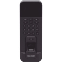 HIKVISION DS-K1T804B-EF Biométrico WiFi de Acceso y Asistencia Compatible con APP Hik-Connect (P2P) / Lectura de Huella y Tarjetas EM / TCP/IP / 150,000 Eventos / Relevador para Chapa y Reportes de Asistencia