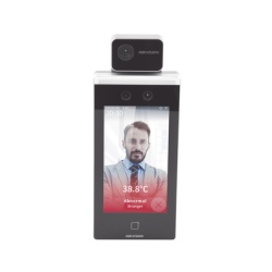 HIKVISION DS-K1TA70MI-T Biométrico Min Moe para Acceso y Asistencia con Reconocimiento Facial / Monitoreo y reportes en Excel por Software / Termografía Industrial / Acceso + Tiempo y Asistencia (reloj checador)