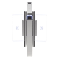 HIKVISION DS-K3B530X-M/MPG-DP90 Módulo Central de Expansión para Torniquete Swing / Carril 90 cm (35.4 in) / Iluminación LED / Servomotor 12 Millones de Ciclos / 14 Pares de Sensores IR / Acero Inoxidable SUS304