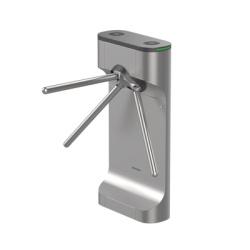HIKVISION DS-K3G411LXR Torniquete Tripode con Diseno Slim Ultra Estetico / Uso Rudo / LEDs Indicador de Entrada y Salida / Acero Inoxidable / Exterior Protegido