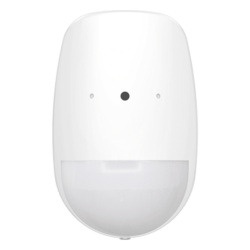 HIKVISION DS-PDPG12P-EG2-WB Sensor de Movimiento PIR y Ruptura de Cristal Inalámbrico / Detección PIR 12 m (39.4 ft) / Cobertura 85.9° / Ruptura de Cristal 8 m (26.2 ft) / 120° / Inmunidad a Mascotas 30 kg (66 lb) / Batería 4 Años / AX PRO