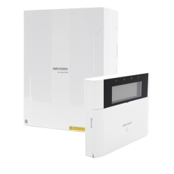 HIKVISION DS-PHA64-LPK Kit Panel de Alarma Híbrido / 64 Zonas / 8 Cableadas / Teclado LCD con Lector RFID / Expansible Inalámbrico