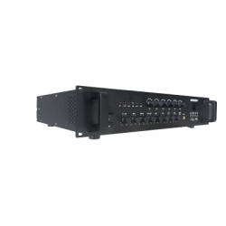 HIKVISION DS-QAE0A120G1-VB6/110 Amplificador de Audio / 120 W / 6 Zonas con Volumen Independiente / Bluetooth / USB 2.0 / SD / 70V/100V / Montaje en Rack