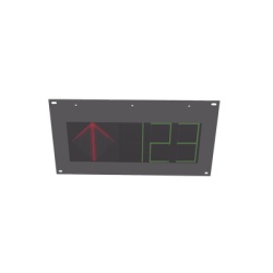 HIKVISION DS-TVL121-3-5D Panel LED Indicador de Estacionamiento Hikvision / 3 Digitos con Flecha Direccional / Pantalla 7 Colores / Comunicacion RS485-RJ45 / Montaje Colgante / Visualizacion Tiempo Re