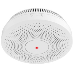 HIKVISION HF-S3E-R Detector de Humo Interconectable / Doble Sensor de Luz / Alarma 85 dB / Batería Litio 10 Años / Interconexión 30 Dispositivos / Montaje en Techo