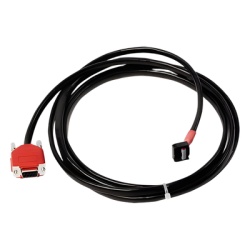 HOCHIKI FN-S187 Cable Programador / 2.5 m (8.2 ft) / Serial 10-Pin a DB9 / UL 268A / Con Forro Protector