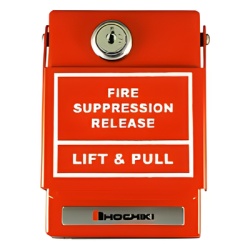 HOCHIKI HPS-DAK-SR Estacion Manual Para Panel De Supresion De Incendio HCVR-3-R