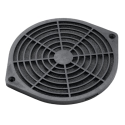 HOFFMAN AFLTR6LD Kit Filtro Protector de dedos para Ventilador 6 Pulgadas con Filtro Extraible Lavable / Incluye Herrajes / Material Plastico Negro Mate