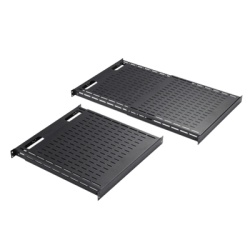 HOFFMAN D19FVT912B Charola Ventilada de Instalacion sin Herramienta Para Rack o Gabinetes de 4 Postes Ajustable de 900 a 1200 mm de Profundidad De Acero Color Negro