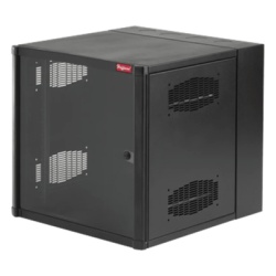 HOFFMAN EWMW162425 Gabinete AccessPlus de 8 UR Montaje en Pared de 19in / Doble Bisagra / Puerta con Ventana de Seguridad / 425 mm (16.7 in) x 620 mm (24.4 in) x 638 mm (25.1 in) / Color Negro
