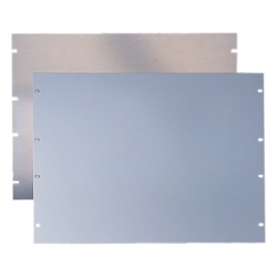 HOFFMAN P19RP3UA Tapa Ciega Para Rack Estandar de 19in Plano de Aluminio 3 UR