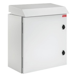HOFFMAN PTRS242424G3 Gabinete Rack 12 UR ProTek Tipo 3R Exterior con Ventiladores y Termostato / 61.2 cm x 60 cm x 61 cm (24.09 in x 23.6 in x 24 in) / Acero Gris RAL 7035 / Proteccion IP32 IK10