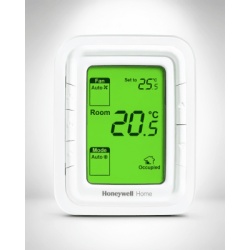 HONEYWELL HOME RESIDEO T6861V1WG Termostato digital serie T6861 / vertical / 120 VCA / fan and coil 2-4 tubos / ventilador 3 velocidades / pantalla LCD retroiluminada verde