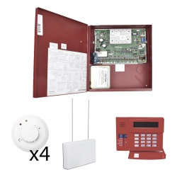 HONEYWELL HOME RESIDEO VISTA-32FB-K1 Kit Panel VISTA-32FB / Intrusión e Incendio / 32 Zonas Cableadas-Inalámbricas-V-Plex / 2 Particiones / Receptor 5881ENH / 4 Detectores 5806W3