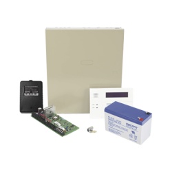 HONEYWELL HOME RESIDEO VISTA48LANTB8AH/6160RF Panel de alarma VISTA-48LA / Teclado 6160RF con receptor RF / Batería PL912 12V 9Ah / Transformador RT1640LS 16.5VCA / Gabinete metálico