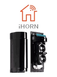 HORN LGH109008 IHORN ABT60- Detector por doble haz de luz (fotocelda) / Distancia hasta 60 Mts / Velocidad de respuesta 50mS / 12 VDC compatible con paneles IHORN / RISCO / DSC / BOSCH