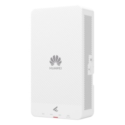 HUAWEI AP266 Punto de Acceso eKit Wi-Fi 6 para Pared / Hasta 128 Clientes / 2.9 Gbps / 1 Puerto Gigabit PoE in + 3 Puertos LAN Gigabit + 1 Puerto LAN PoE out / Smart Antenna 20% mas cobertura / Libre