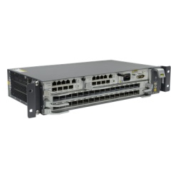 HUAWEI MA5800-X2 OLT GPON OptiXAccess Carrier Class con 1 tarjeta de 16 puertos GPON C++ 2 ranuraas 1 fuente de alimentacion AC 2 UR