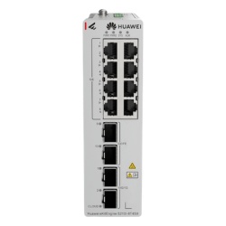 HUAWEI S210I-8T4SX Switch Industrial eKit / 8 Puertos Gigabit + 2 SFP + 2 SFP+ / Montaje en Riel DIN / Fuente Redundante 1+1 : 9.6 a 50 VCD / Libre de licenciamiento / Gestion gratuita desde la Nube