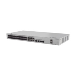 HUAWEI S310-24ST4X Switch de Distribucion/Core Gigabit Administrable Capa 3 / 24 puertos 1GE SFP ( Combo con 8 Puertos 10/100/1000 Mbps) / 4 Puertos 10GE SFP+ Uplink / ERPS / Rutas Estaticas / iStack