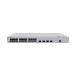HUAWEI S310-24T4X Switch de Distribucion/Core Gigabit Administrable Capa 3 / 24 puertos 10/100/1000 Mbps / 4 Puertos 10GE SFP+ Uplink / ERPS / Rutas Estaticas / iStack / Administracion Nube Gratis