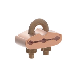 HUBBELL BURNDY HUB-GK64-29 Conector Mecanico para 3 Cables para Calibre 2/0 AWG - 250 KCMIL a Tuberia de 3/8" o Varilla 5/8" - 3/4".