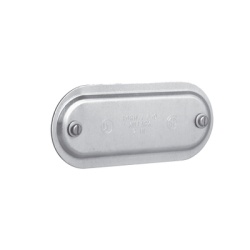 HUBBELL HUB-270-SA Tapa de Aluminio para Caja Condulet Ovalada de 3/4".