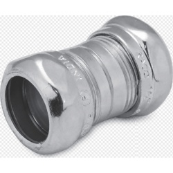 HUBBELL HUB-2923 Cople Compresion de Acero Galvanizado para Pared Delgada de 3/4" .