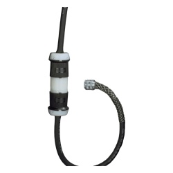HUBBELL HUB-HBL-2323 Conector Industrial con Bloqueo de Media Vuelta / 20 A 250 V CA / 2 Polos 3 Hilos / Color Blanco y Negro / Nema L6-20R. - Img 2