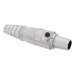 HUBBELL HUB-HBL-400-FW Conector Hembra Unipolar de 400 A 600 V CA/CC / Grado Industrial / Tornillos de fijacion dobles/ Color Blanco.