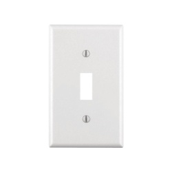 HUBBELL HUB-P1W Placa para Interruptor de Palanca / Color Blanco.