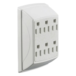 HUBBELL HUB-RT-600-W Multicontacto Duplex con 6 Salidas/ 15 A 125 V CA/ 2 Polos 3 Hilos / Color Blanco.