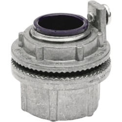 HUBBELL HUB-WH6-AG Conector Meyers de Aluminio de 2" con tornillo de puesta a tierra, disponible para Áreas Peligrosas Clase 1 División 2 de acuerdo con NEC 501.10, NEMA 3, 3R,4, 12.