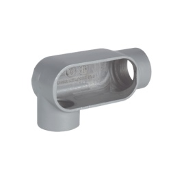 HUBBELL KILLARK HUB-LR17-SA Caja Condulet Tipo LR de 1/2" / Aluminio libre de Cobre.