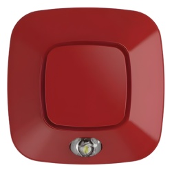 INIM ELECTRONICS ES2050RE Sirena y dispositivo de luz intermitente direccionable con aviso por voz para sistemas de deteccion de incendios.