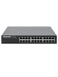INTELLINET ITL3700006 INTELLINET - 561273 - Switch Gigabit Ethernet de 24 puertos / 24 puertos RJ45 10/ 100/ 1000 Mbps IEEE 802.3az Ethernet Eficiente en Energia para Escritorio para montaje en rac