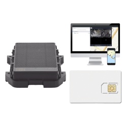 JIMIIOT LL303KIT2 KIT Localizador 4G con carga solar / Semiautonomo / Rastreo de contenedores / Cajas de trailer / Alarma de sabotaje audible / Incluye Licencia vitalicia EPCOMGPSCODE y SIM de datos S