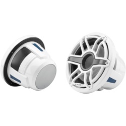 JL AUDIO 10-03084-00 Subwoofer Náutico 10" / 250 W RMS / 4 Ω / Polipropileno con Mica / Rejilla Deportiva Blanca / Deflector Infinito o Caja Cerrada / Marino