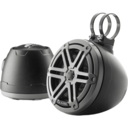 JL AUDIO 10-03257-00 Sistema de Altavoz Coaxial Cerrado 6.5″ / 60 W RMS / 4 Ω / Sensibilidad 89.5 dB / Respuesta 100 Hz-25 kHz / Tweeter Cúpula de Seda 19 mm (0.75 in) / Cono Polipropileno Relleno de Mica / Rejilla Deportiva Gris / VeX M3