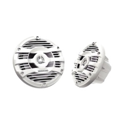 JVC KENWOOD KFC-1653MRW Par de altavoces fabricados en grado marinos en color blanco de 6.5" potencia maxima de 150 W