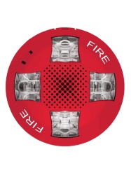 KIDDE KID1450002 KIDDE F_EGCAVRF - Sirena Estroboscopica de Techo / 15-115 DC / Roja / Logo FIRE