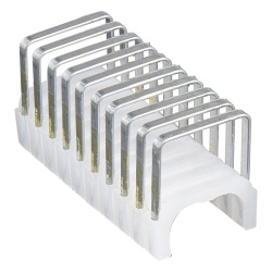 KLEIN TOOLS 450-003 Paquete de 300 Grapas con Aislamiento para Cables NM (RomexÆ) como 14/3 14/3G 12/3 y otros cables de hasta 11/32 x 19/32 (9 mm x 15 mm / 0.35 x 0.59 pulgadas).